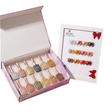 Kit Esmalte em Gel Bella Rosa Wonder Cat 12 unidades