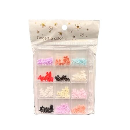 Decoração de Unhas Fingertip Color Laços Colorido 01