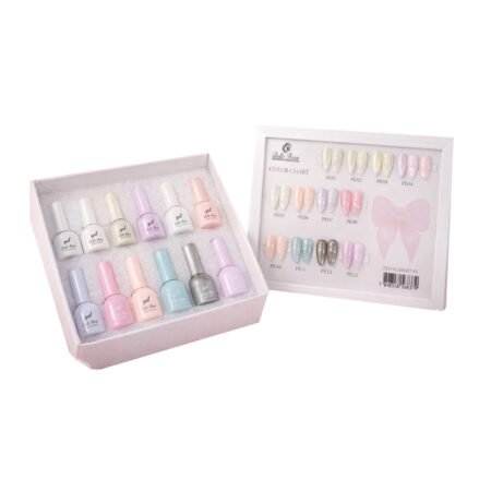 Kit Esmalte em Gel Bella Rosa Wonder Perolado 12 unidades