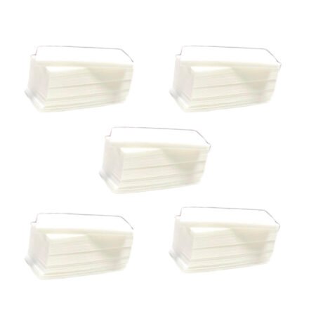 Kit 5 Algodão Prensado Branco