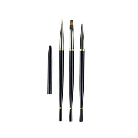 Pinceis Preto 3 unidades