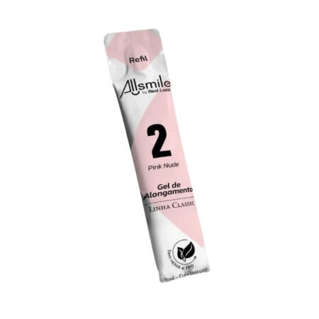 Gel Allsmile by Real Love Pink Nude 2 Refil 15ml