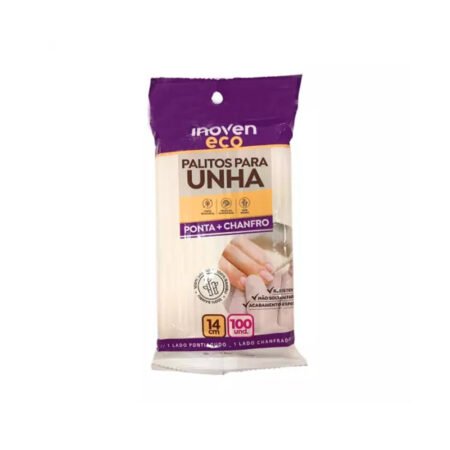 Palito de Bambu Ponta + Chanfro  Inoven Eco 100 unidades