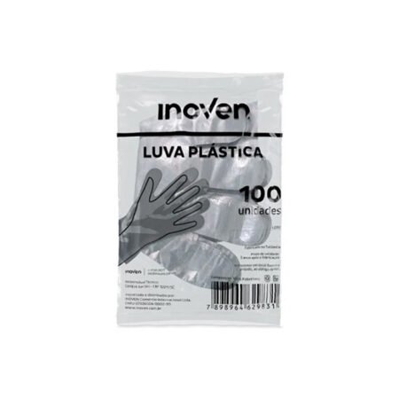 Luva Plástica Inoven 100 unidades