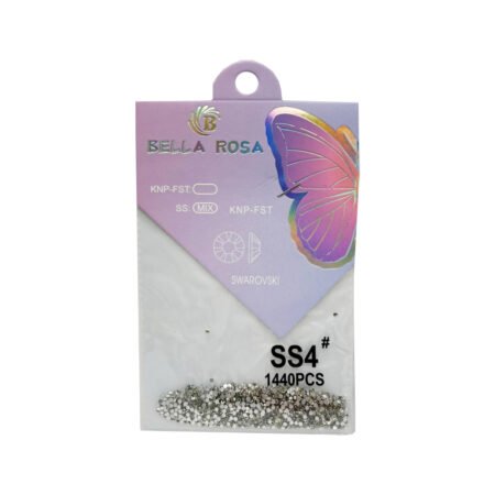 Strass SS4  Bella Rosa Prata 1440 peças
