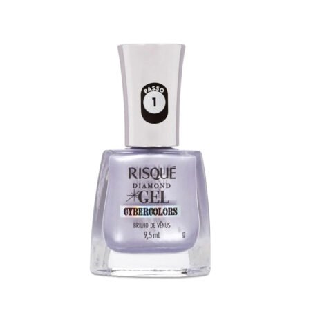 Esmalte Risque Diamond Gel Brilho de Vênus Cybercolors 9,5ml