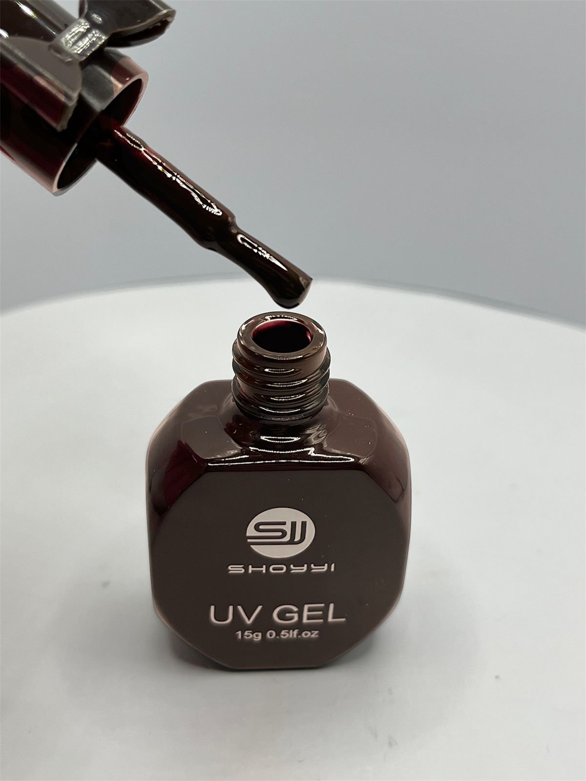 Esmalte em Gel Lacinho Shoyyi Marrom 13 15ml - Imagem 2