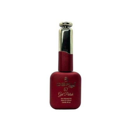 Esmalte em Gel Royal Dafu Vermelho Glitter Flocado 12ml 67