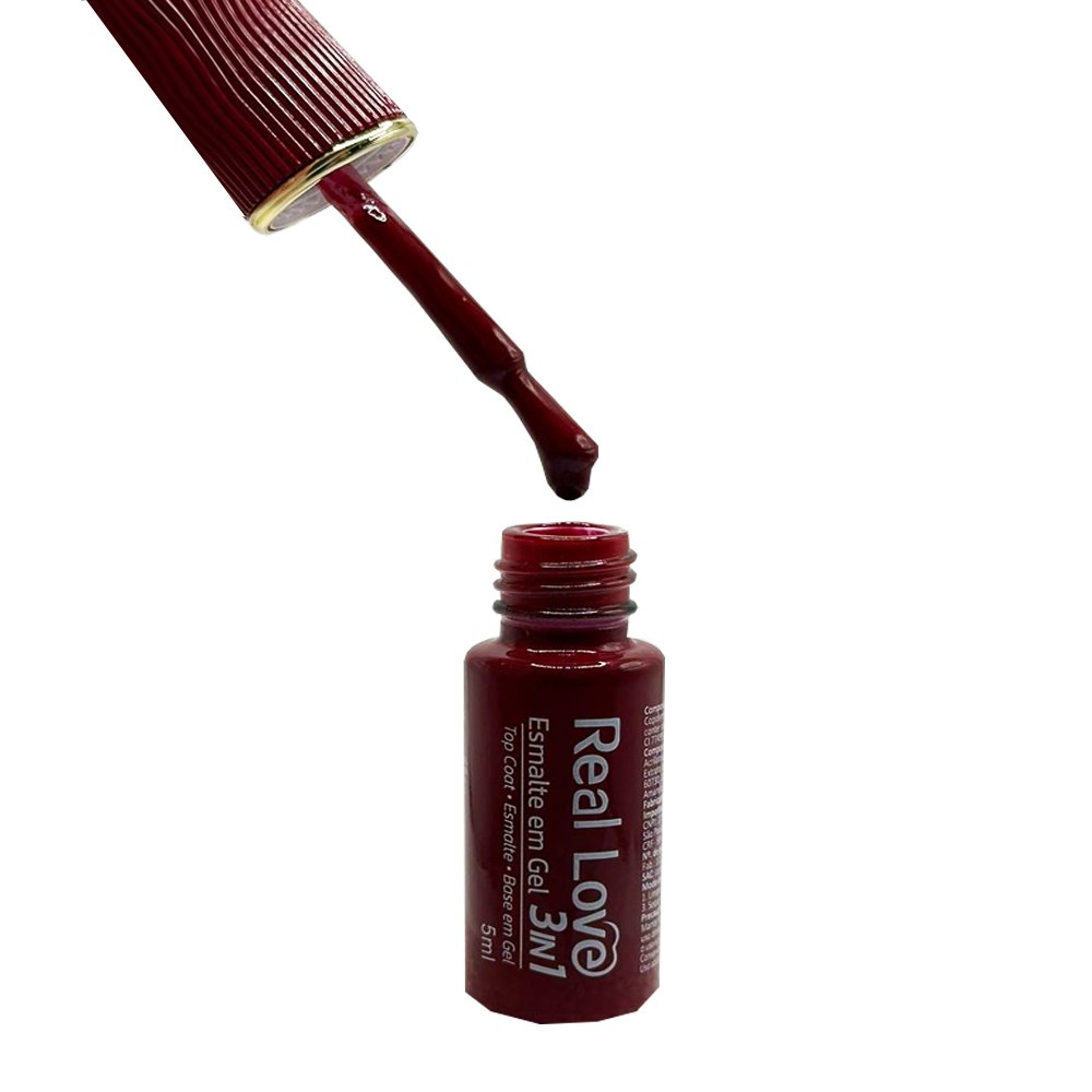 Esmalte em Gel 3 em 1 Real Love 5ml 051 - Imagem 2
