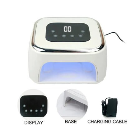 Cabine UV/LED 99W com Bluetooth Branca