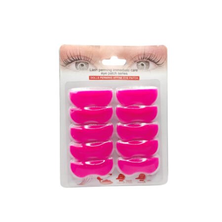 Pad de Silicone Para Cilios Rosa Claro 5 pares