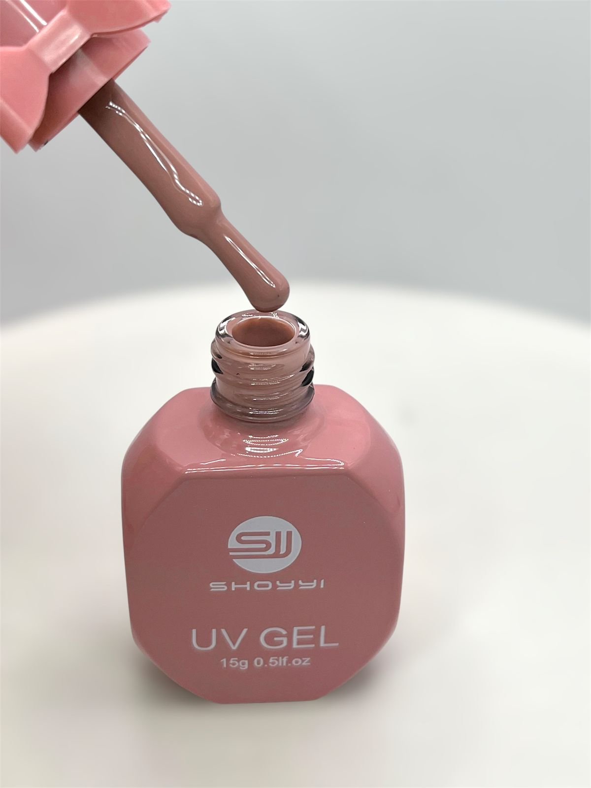 Esmalte em Gel Lacinho Shoyyi Nude Rosado 45 15ml - Imagem 2