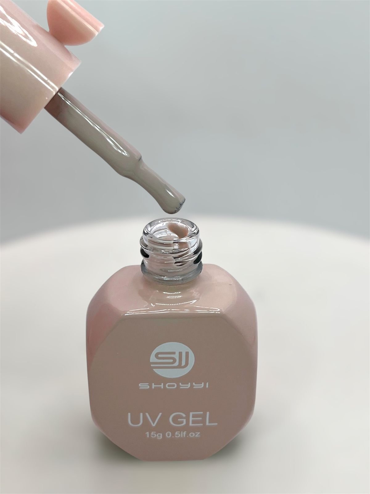 Esmalte em Gel Lacinho Shoyyi Nude Claro 47 15ml - Imagem 2