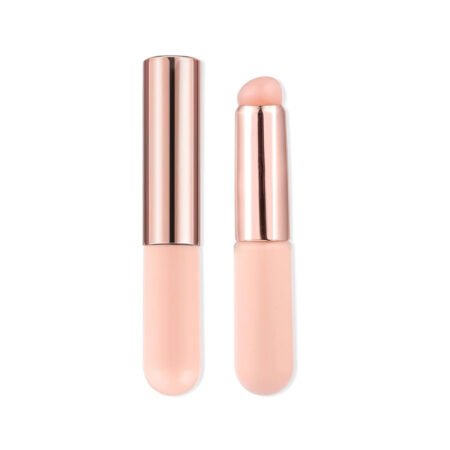 Pincel de Silicone Aplicador de Po Cromado