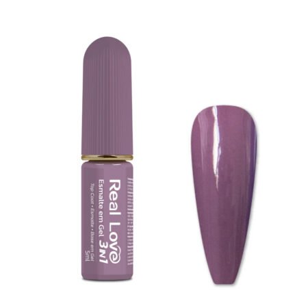 Esmalte em Gel 3 em 1 violeta Real Love 5ml 029