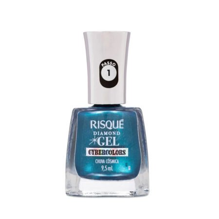 Esmalte Risque Diamond Gel  Chuva Cosmica Cybercolors 9,5ml