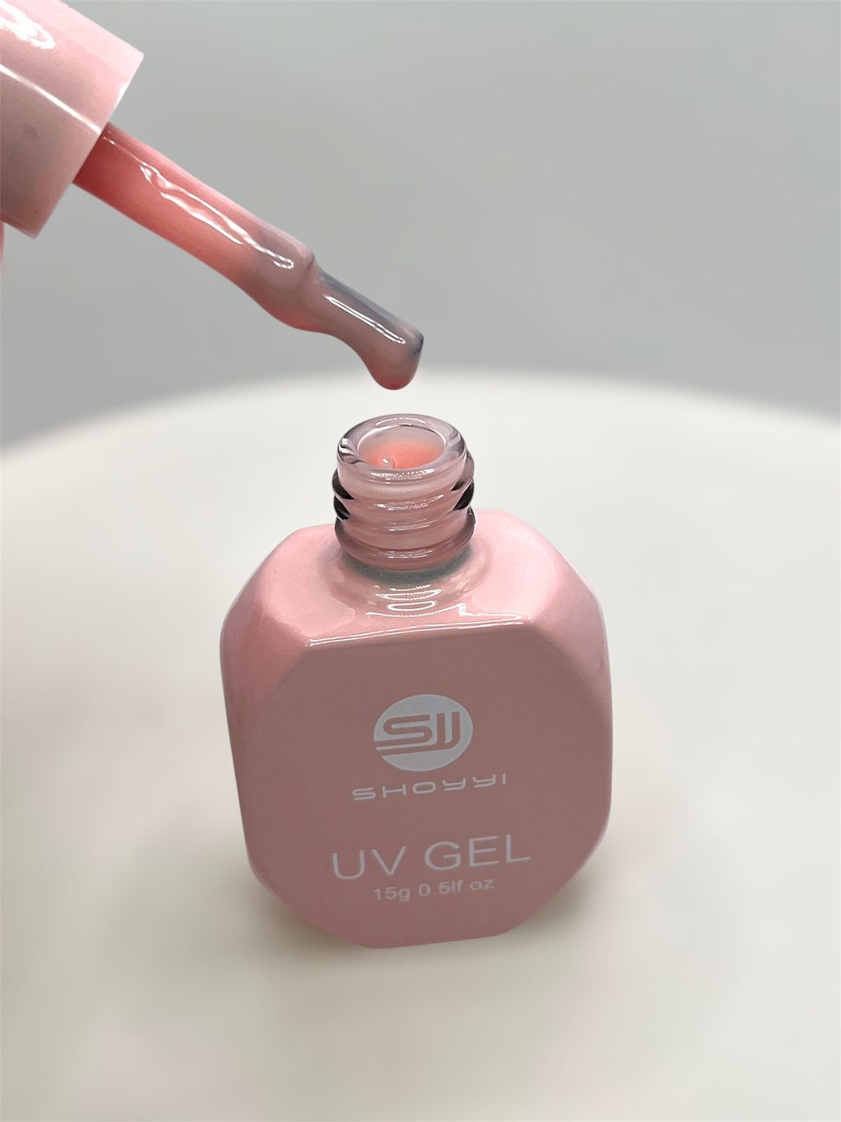Esmalte em Gel Lacinho Shoyyi Rosa Transparente 41 15ml - Imagem 2