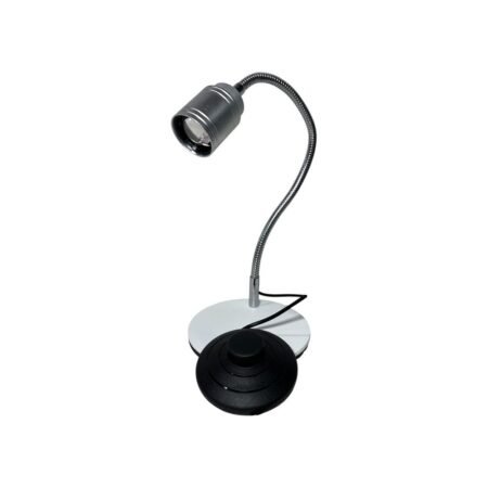Lanterna Led Uv  com Base e Pedal Prata
