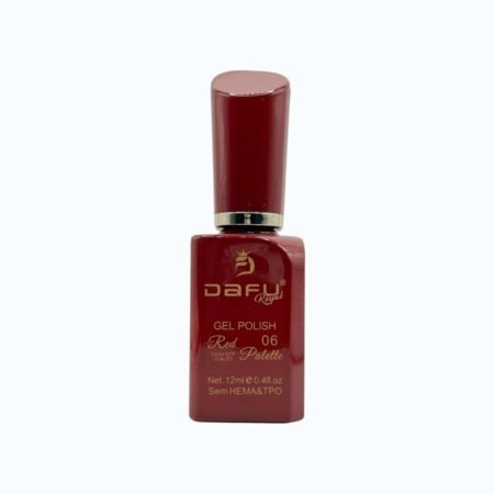 Esmalte em Gel Dafu Red Palette Vermelho Vinho 12ml 06