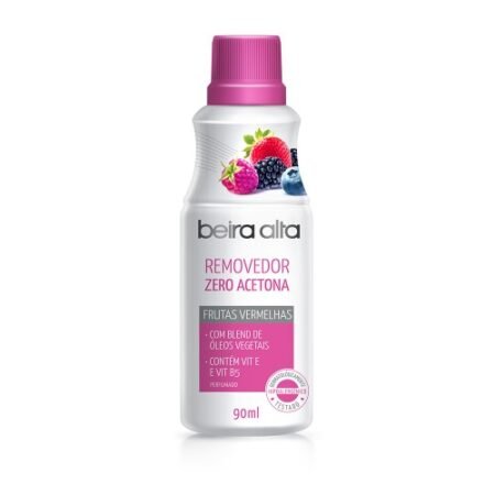 Removedor Beira Alta Zero Acetona Frutas Vermelhas 90ml