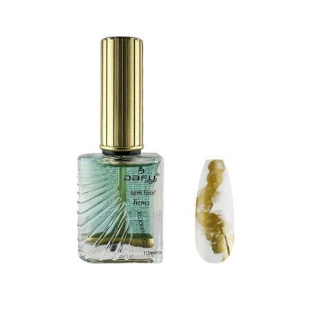 Esmalte Blooming Gel Efeito Aquarela Dourado Dafu 10ml 003