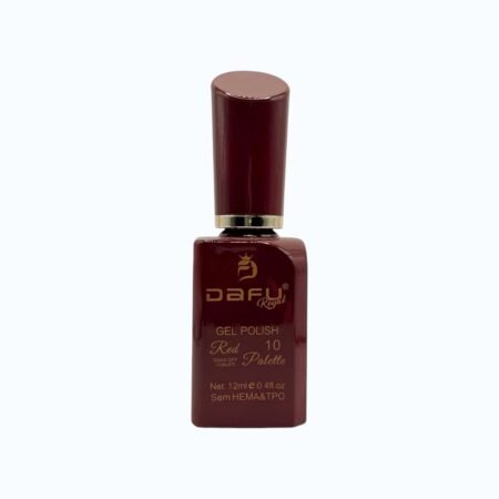 Esmalte em Gel Dafu Red Palette Vermelho Vinho 12ml 10
